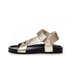 Carrie Leather Sandaler, Guld, 36