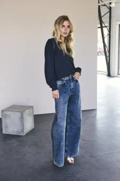 CarynCC Skjorte, Navy, S