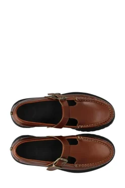 CASLena Mary Jane Bistrol Sko, Cognac, 39