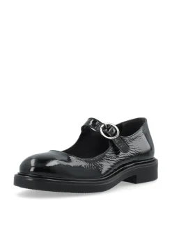 CASLola Mary Jane Sko, Black/Black, 42