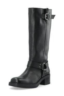 Casrikke Tall Biker Støvler, Black, 41