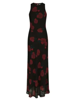 Celinie Rose Kjole, Black, 34