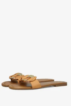 Chany Sandaler, Tan, 40