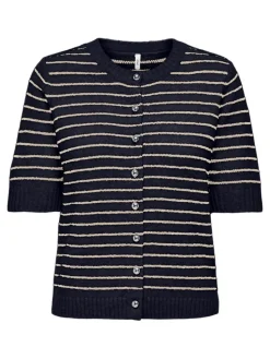 Chester Kortærmet Cardigan, Night Sky, M