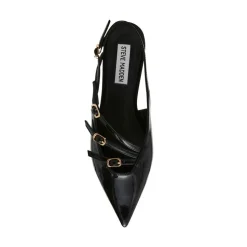 Cianna Slingback Ballerinasko, Black Patent, 40