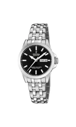 Classic 20559 Dameur, Stål/Sort, 30 mm