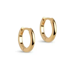 Classic 8 mm Hoops, Gold Plated