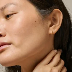 Classic 8 mm Hoops, Gold Plated