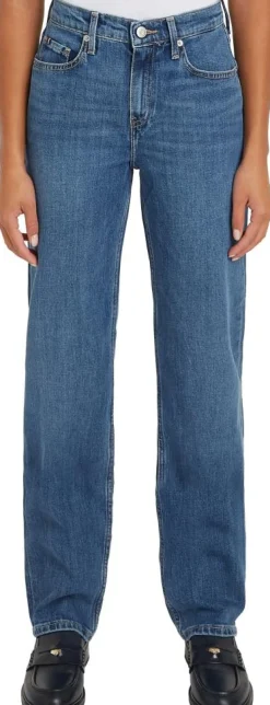 Classic Straight Jeans, Nos Mid Blue, W26/L32