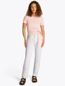 Classic Straight Jeans, Optic White, W33/L32