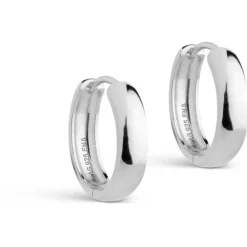 Classic Wide 20 mm Hoops, Silver