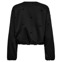 CloverCC Dot Balloon Zip Jakke, Black, L