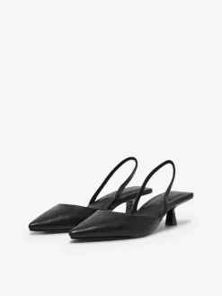 Coco-4 Slingback Højhælede Sko, Black, 36