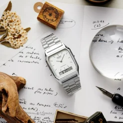 Collection AQ230A-7DMQYES Anadigi Ur, Steel, 28 mm