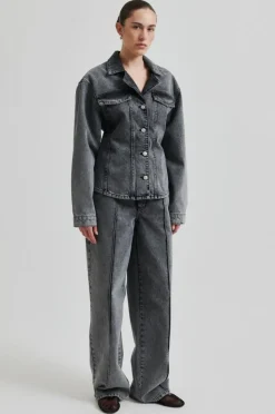 Columdore Denim Bukser, Denim Grey, S