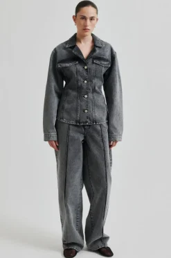 Columdore Denim Jakke, Denim Grey, S