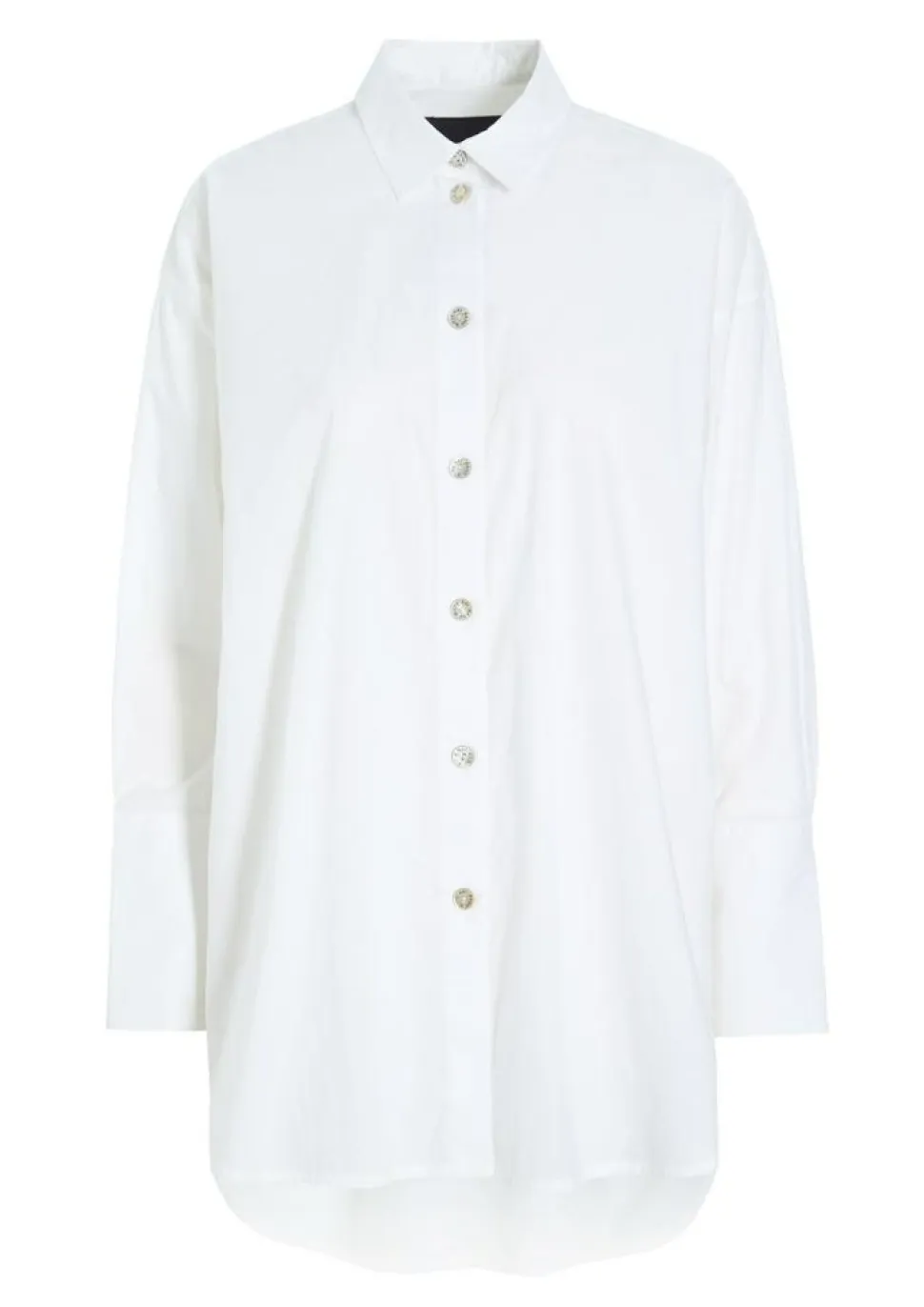 Core Cotton Skjorte, White, 2