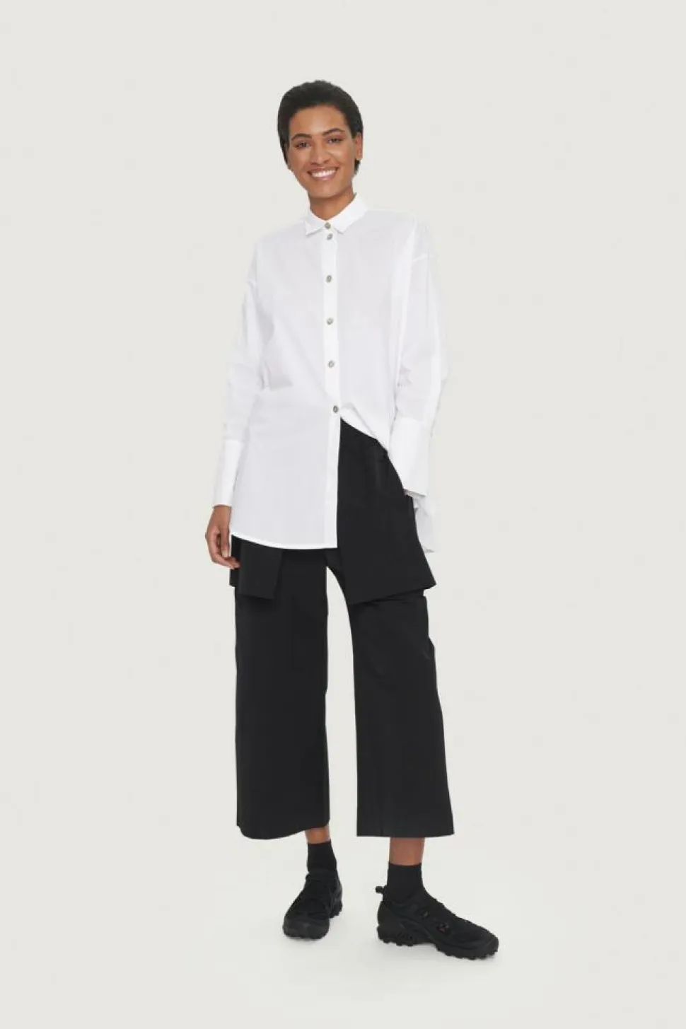 Core Cotton Skjorte, White, 2