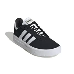 Court Platform Sneakers, Core Black/White, 41 1/3