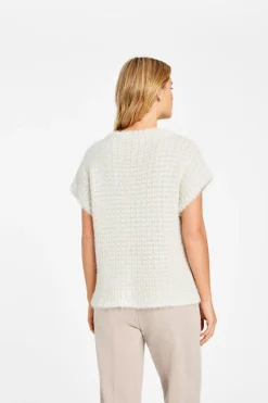 Coya Striktrøje, Off White, XL