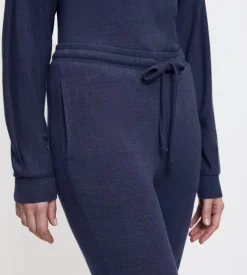 Cozy Comfort Bukser, Blue Dark Combination, 42