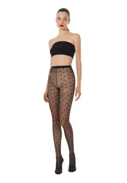 Daisy Tights, Black, L