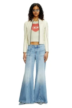 D-Akii Flare Jeans, Light Blue, W26/L30