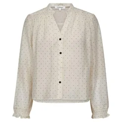 DallyCC Dot Skjorte, Off White, M
