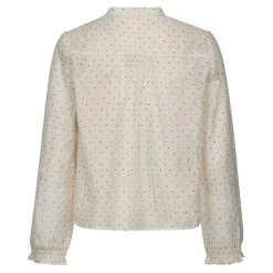 DallyCC Dot Skjorte, Off White, M