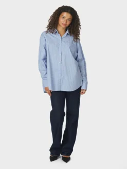 Dalma Decoration Skjorte, Light Blue, 36