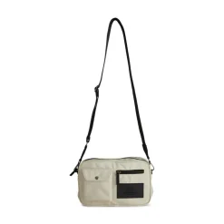 Darla Crossbody, White Sand W/Black