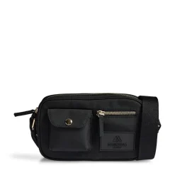 Darla Small Crossbody, Black/Gold