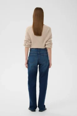 DarlinaIW Jeans, Washed Medium Blue Denim, 33