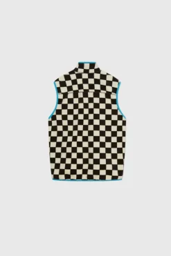 Dax IVY Fleece Vest, Off White/Black Coffee S