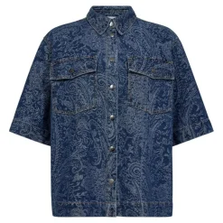 DeanCC Denim Skjorte, Denim Blue, M