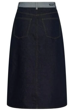 DeirdraIW Nederdel, Dark Blue Denim, 44