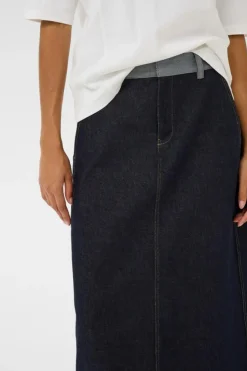 DeirdraIW Nederdel, Dark Blue Denim, 44