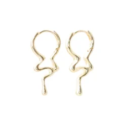 Delia Øreringe, Gold Plated