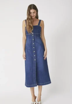 Denimkjole, Denim Blue, XL