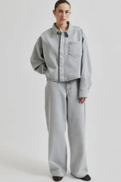 Denira Denim Jeans, Light Grey Denim, S