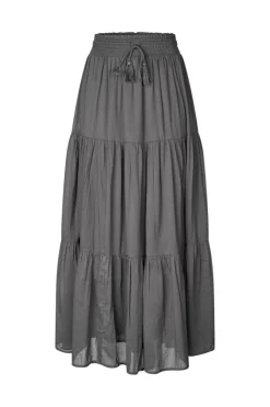 DiamondLL Maxi Nederdel, Washed Black, M