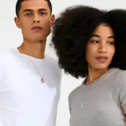 Diego Halskæde, Gold Plated, 80 cm