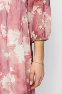 Dieppe Kjole, Rose Flower, XL