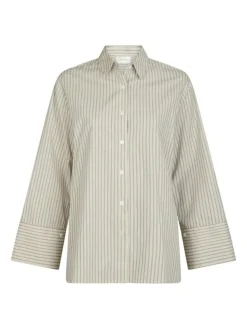 Dita Double Stripe Skjorte, Creme, 40