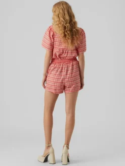 Dixie Højtaljede Shorts, Bittersweet, L