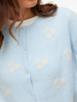 Doffy Cardigan, Cashmere Blue, XL