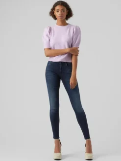 Doffy Kortærmet Striktrøje, Orchid, M