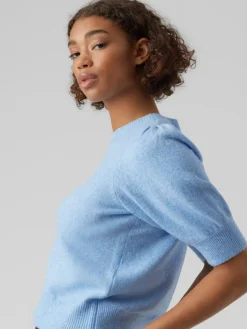 Doffy Kortærmet Striktrøje, Little Boy Blue, M