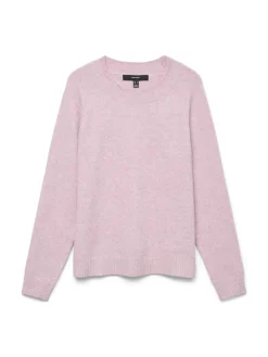 Doffy LS Striktrøje, Pink-A-Boo, M