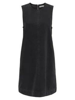 Dorsi Denimkjole, Washed Black, XS